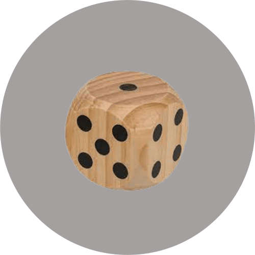 Kostka do gry (maty) 6x6cm